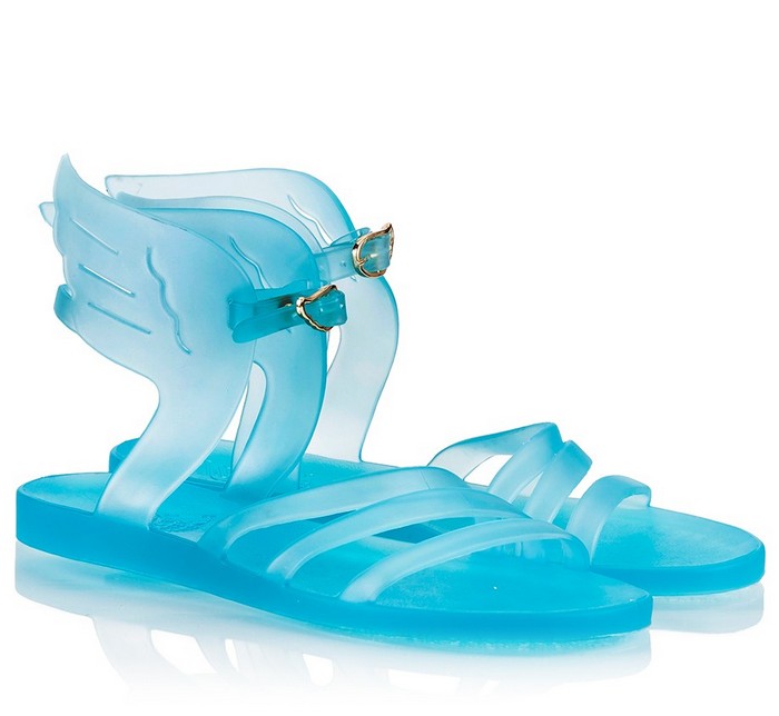 Ancient Greek Sandals IKARIA Uncoded Steps סנדלי גומי