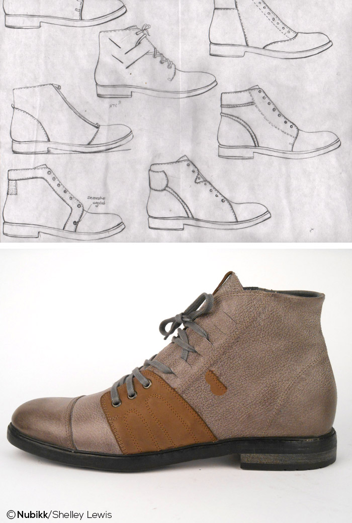 Uncoded Steps Nubikk men shoe design